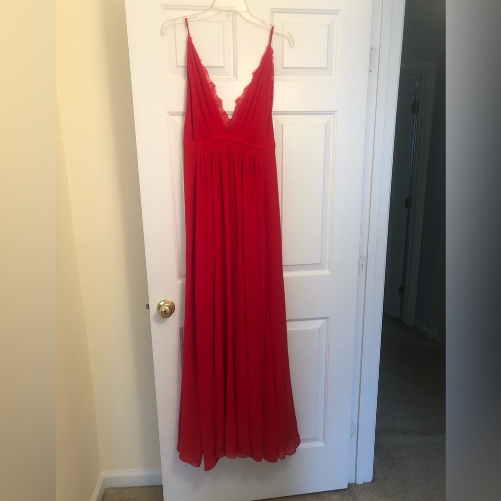 Beautiful Flowy Red Dress